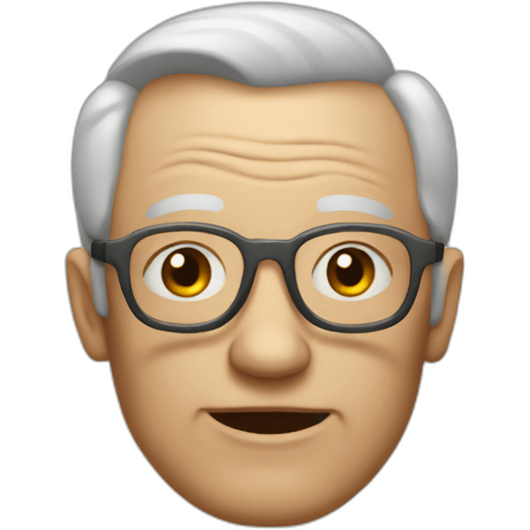 half robot grandad emoji