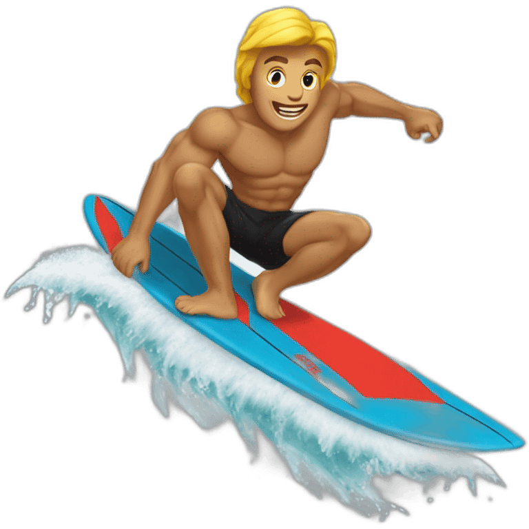 Surfeur sur Christiano ronald emoji