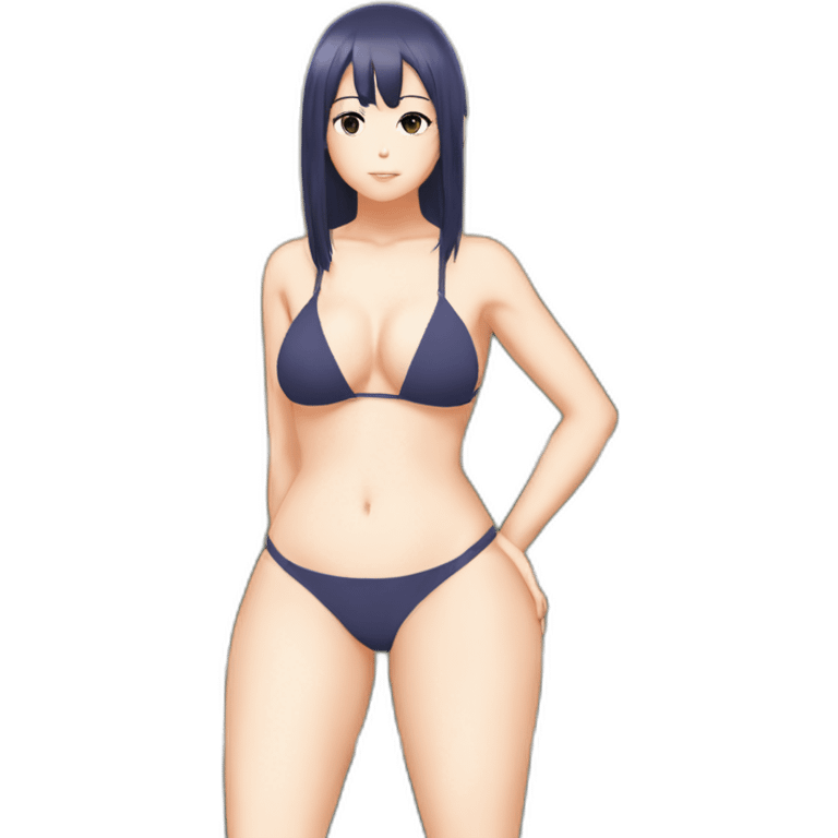 hinata hyuga full body pawg micro bikini back focus emoji