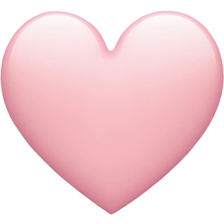 light pink heart emoji