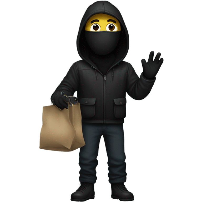 Make a robber emoji