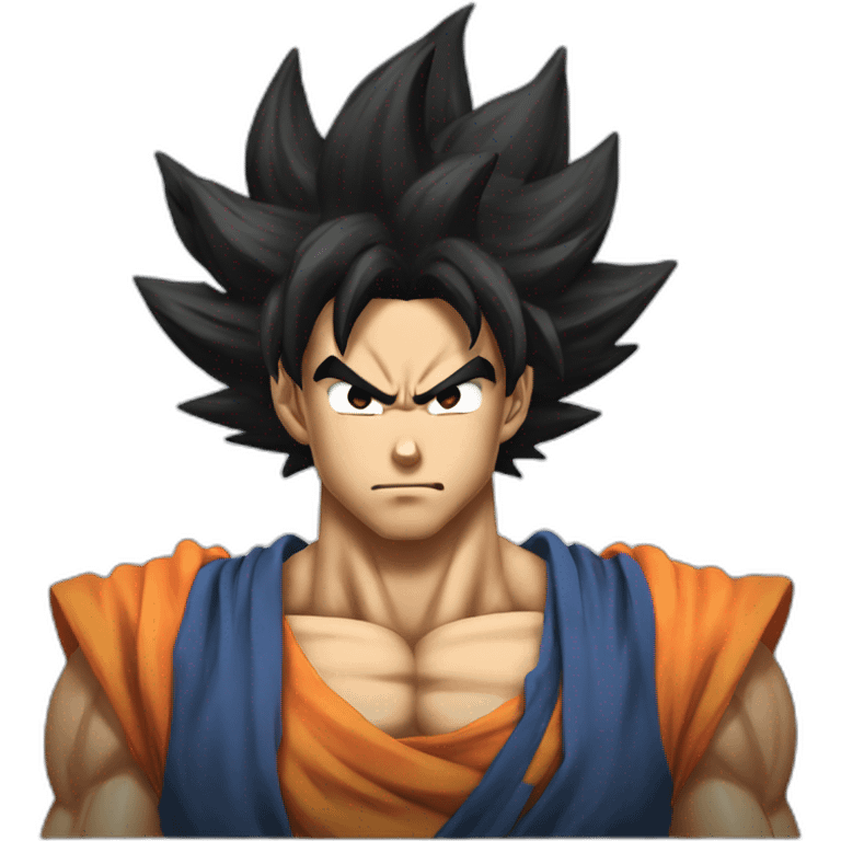 afro goku supersaiyajin emoji