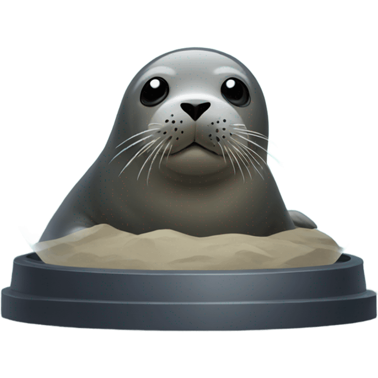 seal trapped in dome emoji