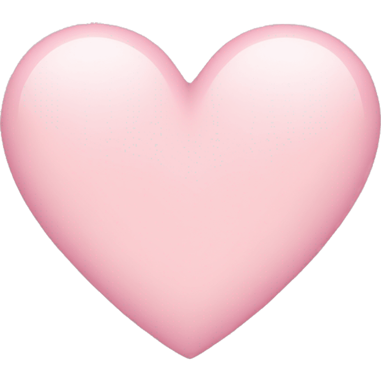 Light pink heart  emoji