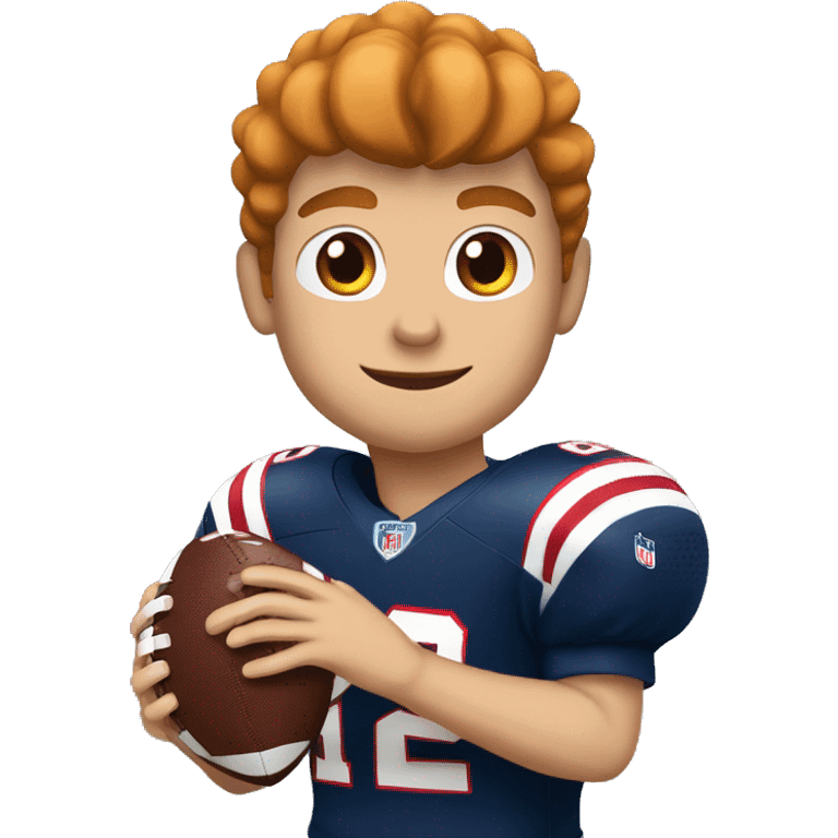 Brock Purdy avec un ballon de football américain  emoji