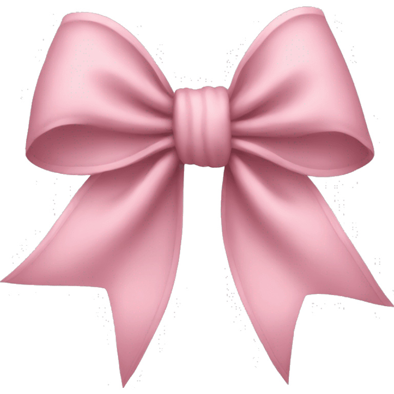 Dust pink bow emoji