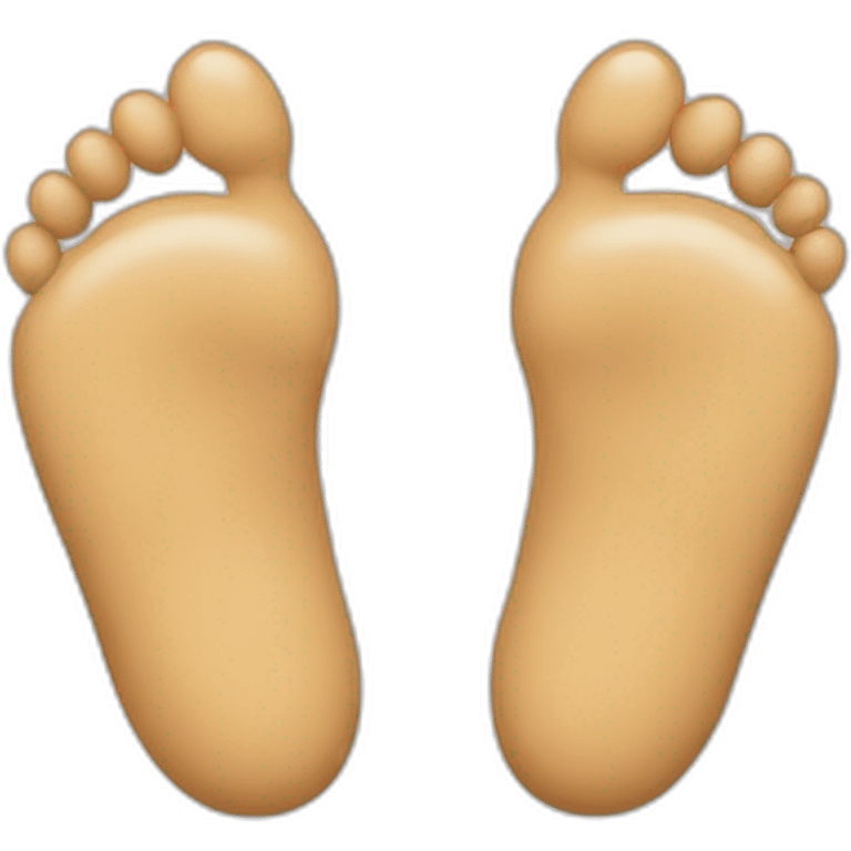 Cœur avec las pieds emoji