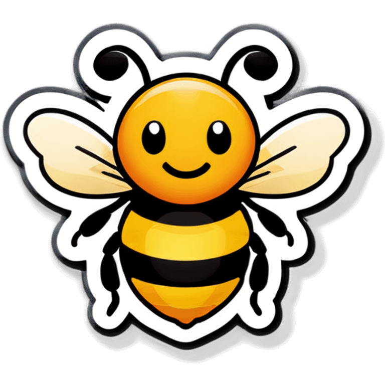 Honey emoji with bee  emoji