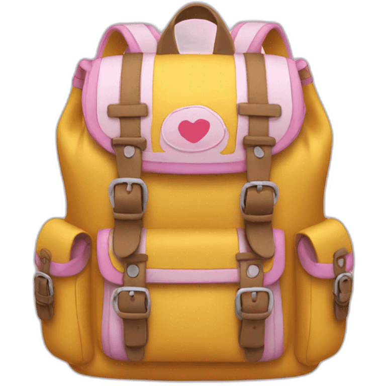 Girly backpack emoji