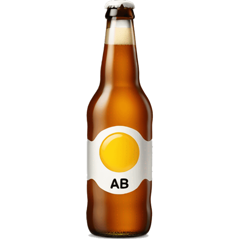 Ab bottle of a beer emoji