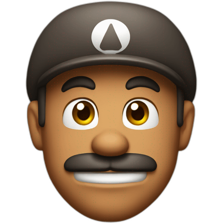 Mario in toilet seat emoji