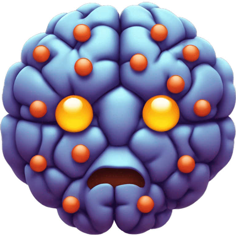 brain molecule emoji