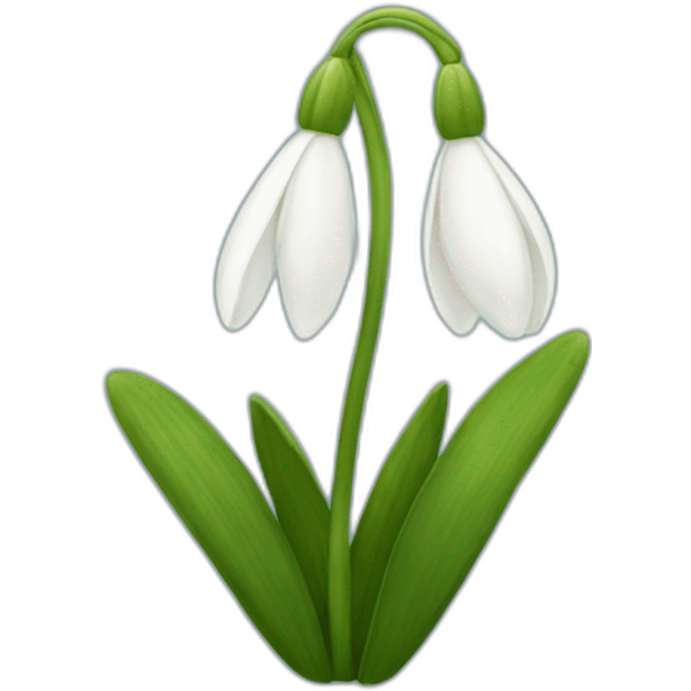 snowdrop emoji