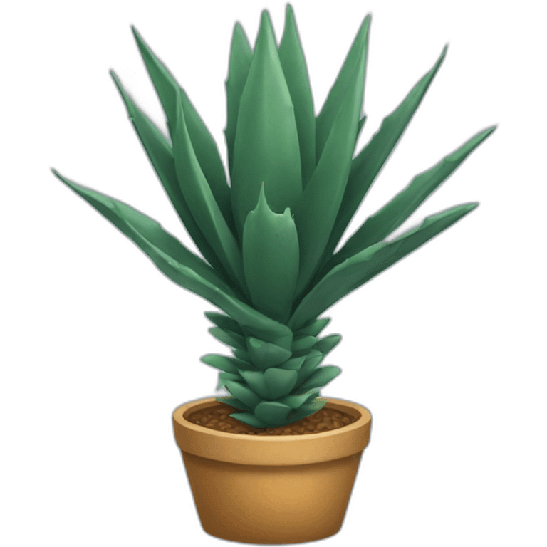 agave bush emoji