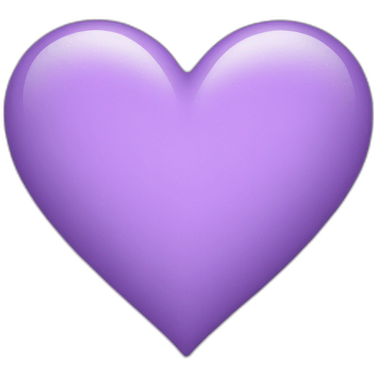 Light purple heart emoji