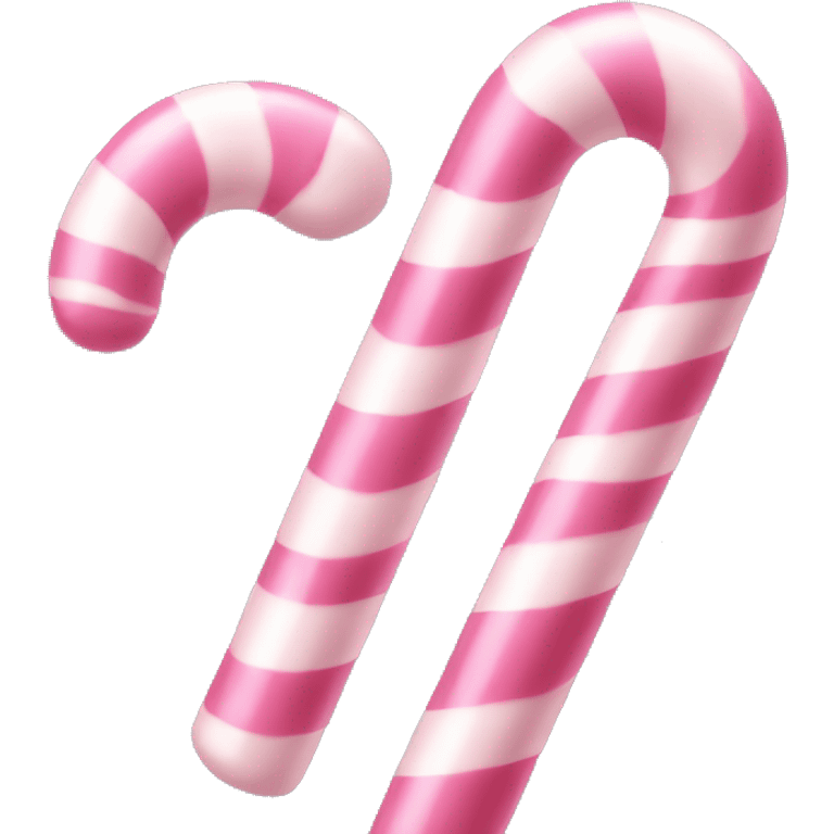 baby pink stripy candy cane emoji