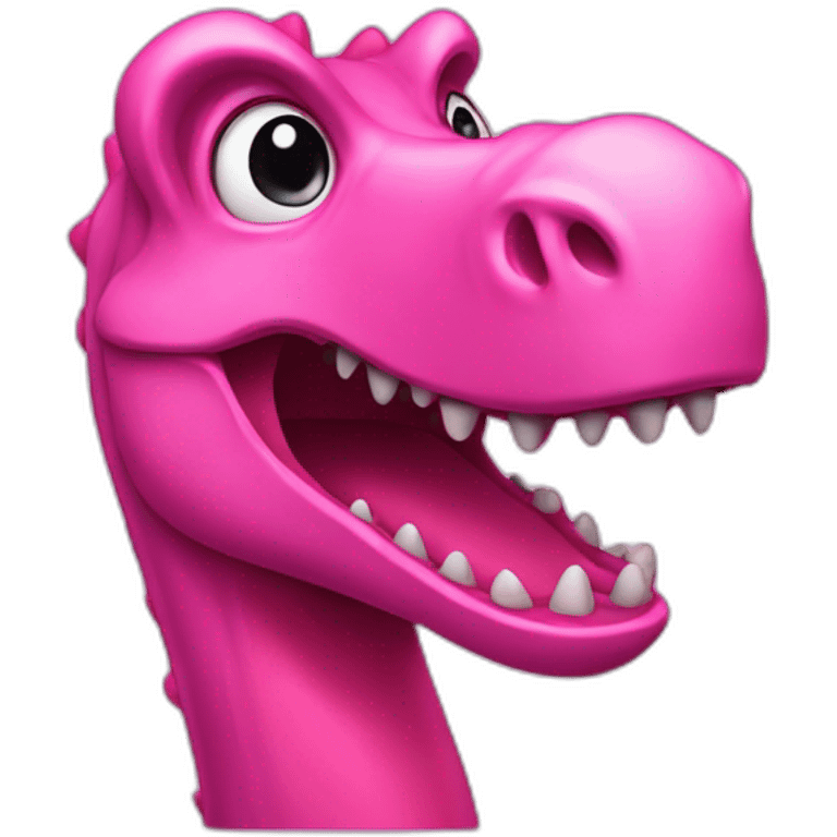 pink dinosaur disco emoji