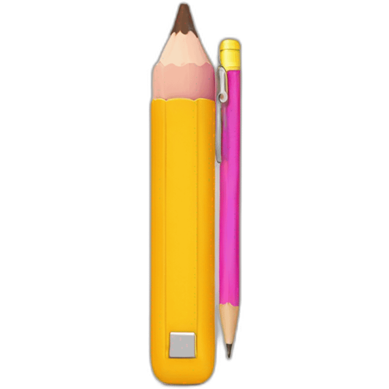 pencil case with zipper emoji