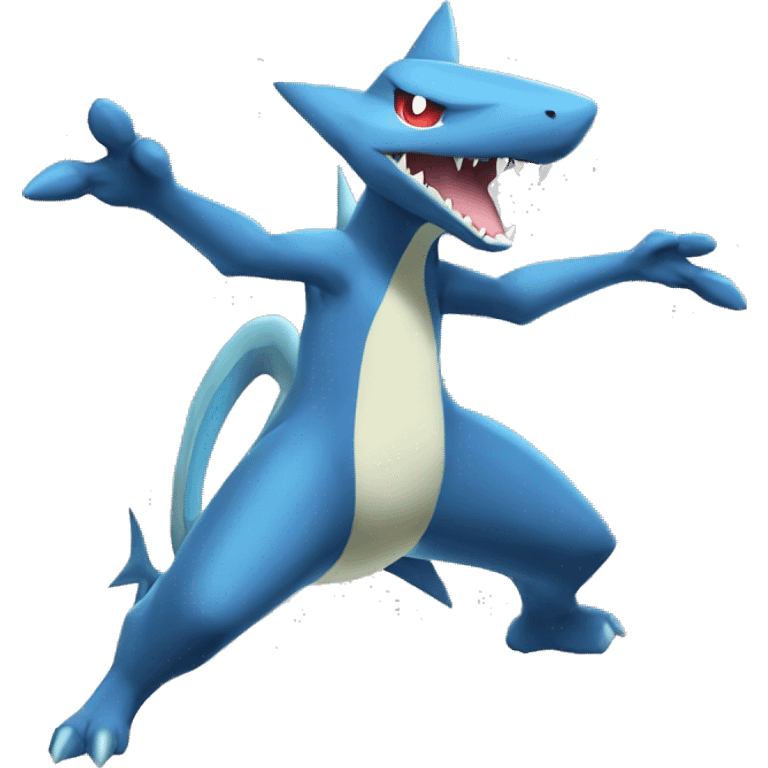 Sharpedo-Gabite-Lucario-Salamence full body emoji