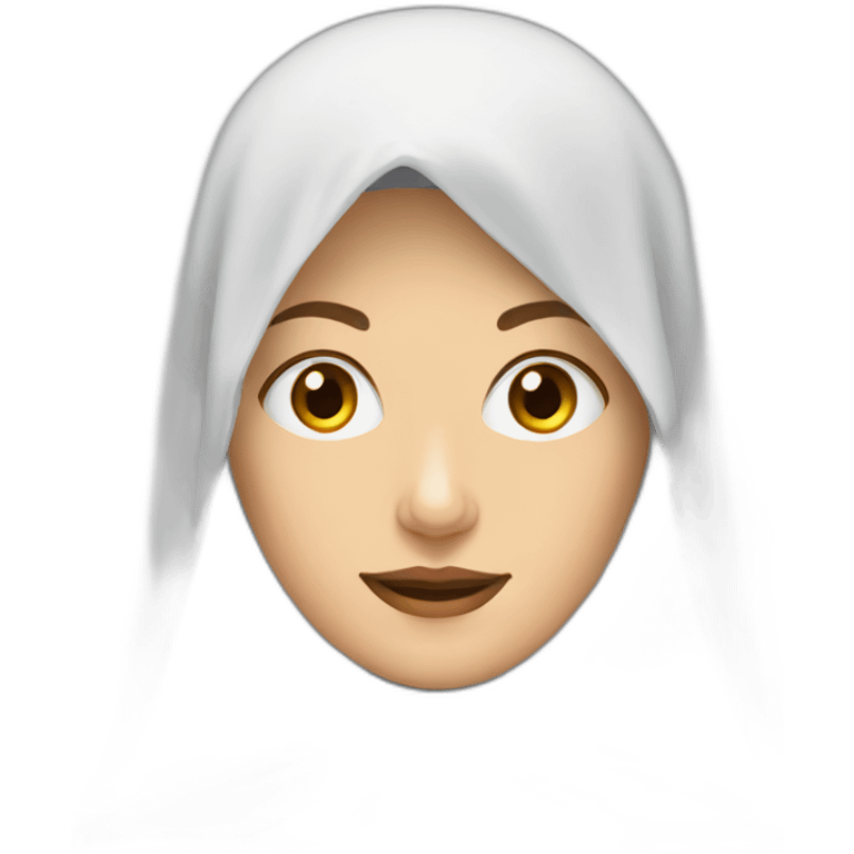 a russian woman wearing a veil emoji