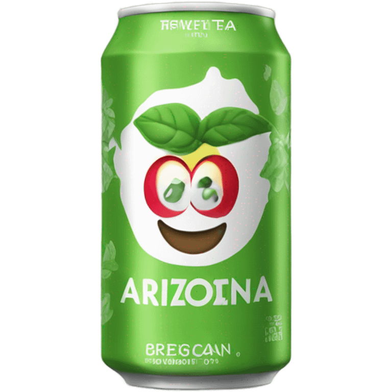 Arizona beverage green tea big can emoji