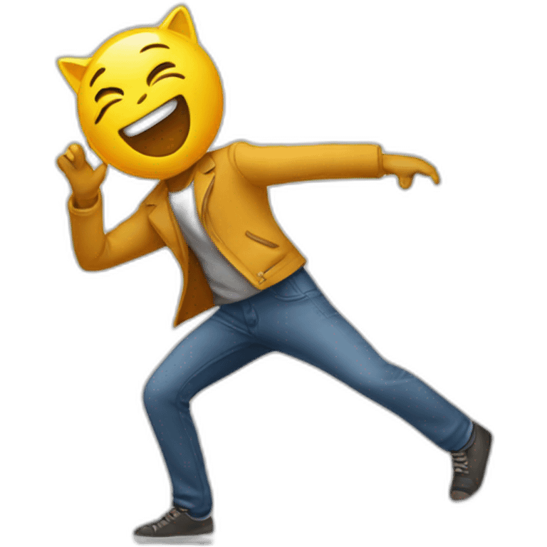 Chat qui danse emoji