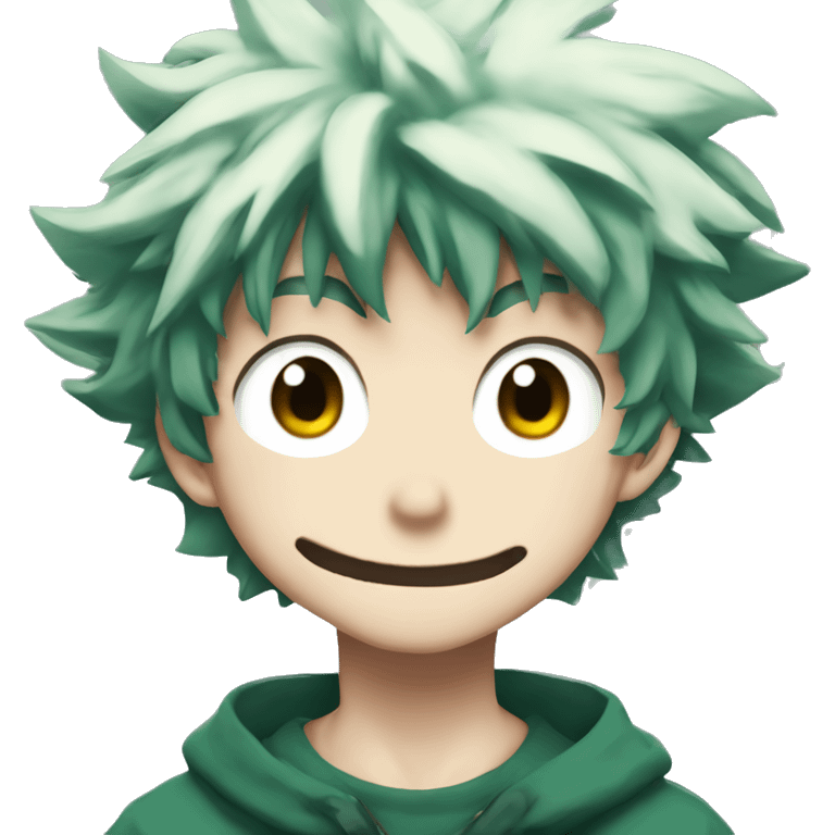 Izuku Midoriya from my hero academia  emoji