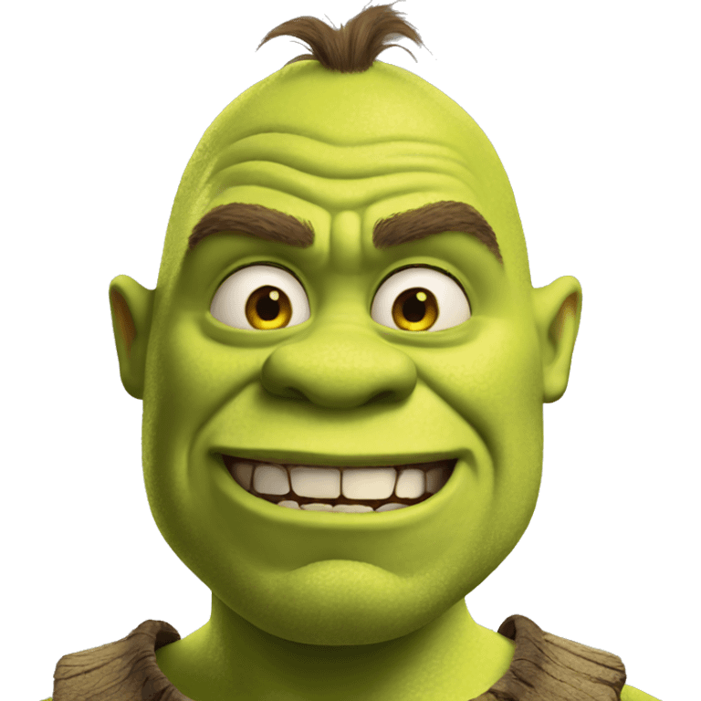 Shrek mad emoji