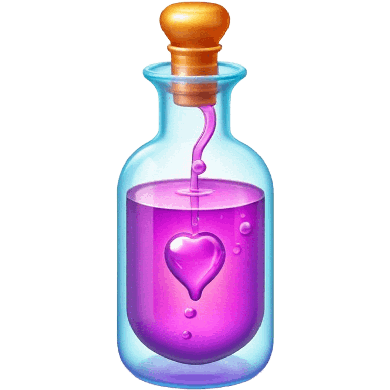 Clash of Clans aesthetic: Cinematic Playful Sci-fi Health Potion Emoji, rendered in a 3D vector-style similar to standard emojis with minimal shading and bold, simplified shapes. A compact, futuristic vial with a glowing neon liquid and sleek contours, softly glowing with a healing cosmic charm. Simplified yet unmistakably iconic, highly detailed and consistent, glowing with a soft radiant glow and high shine. Stylized with a touch of futuristic alchemy and a soft glowing outline, capturing the essence of a vital energy elixir with a playful, interstellar spirit! emoji