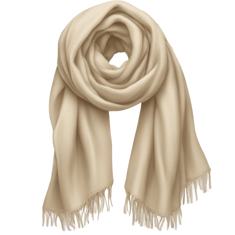 Beige scarf  emoji