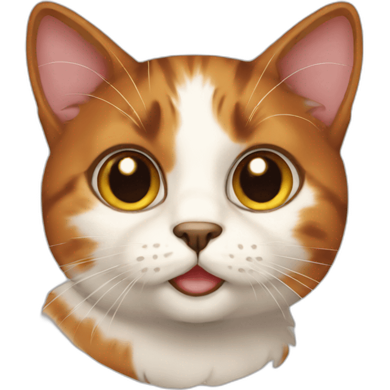 Calico cat emoji