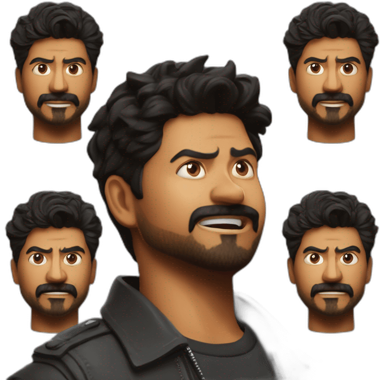 thalapathy vijay as Psycho emoji