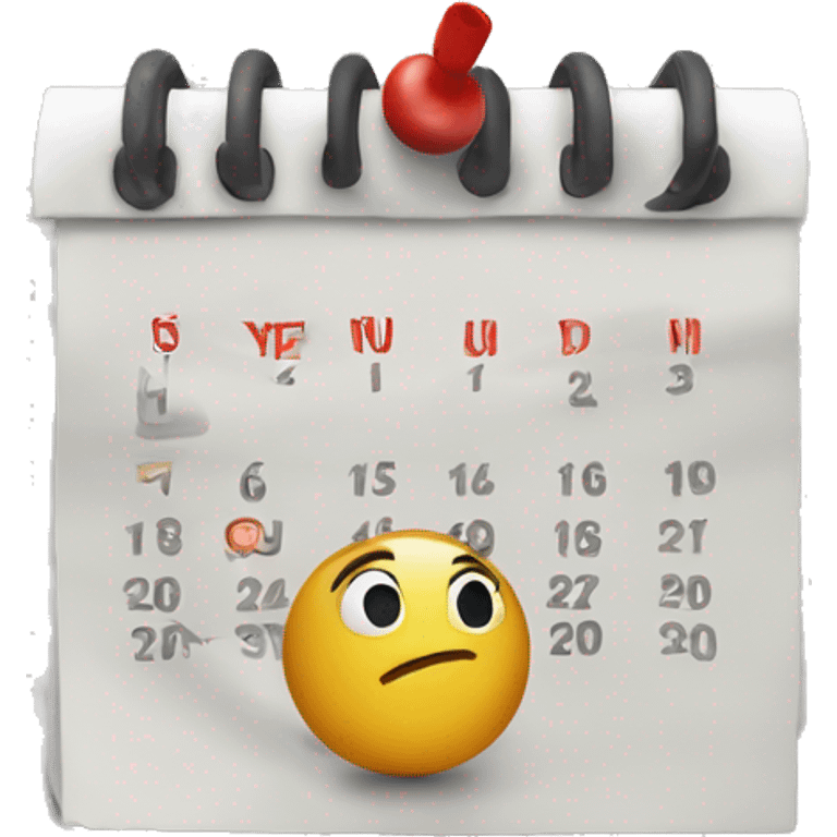 calendar on december circling the 3rd day  emoji