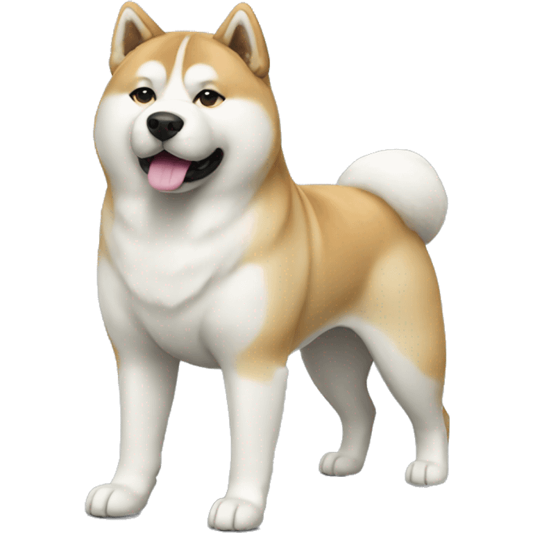 Akita Dog Breed Full Body emoji