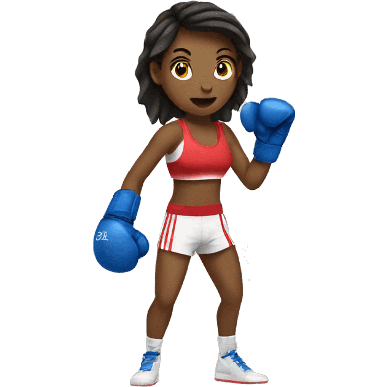 summer olympics girl boxing emoji