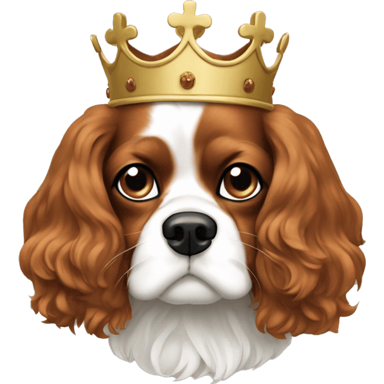 King Charles cavalier ￼ emoji