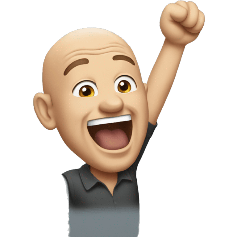 Jeff Bezos cheering emoji