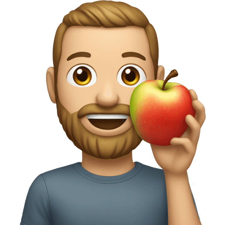 Zanahoria con una manzana  emoji