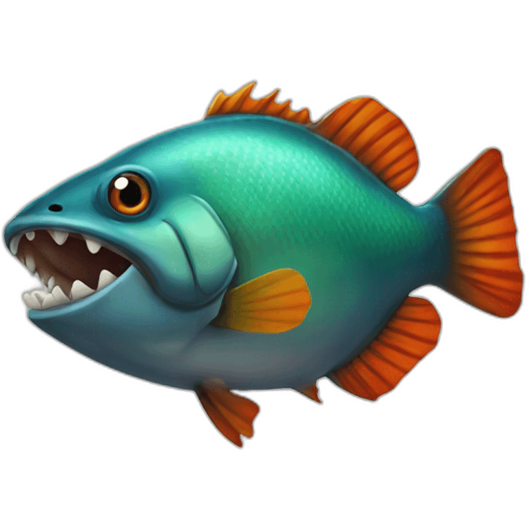 Piranha emoji