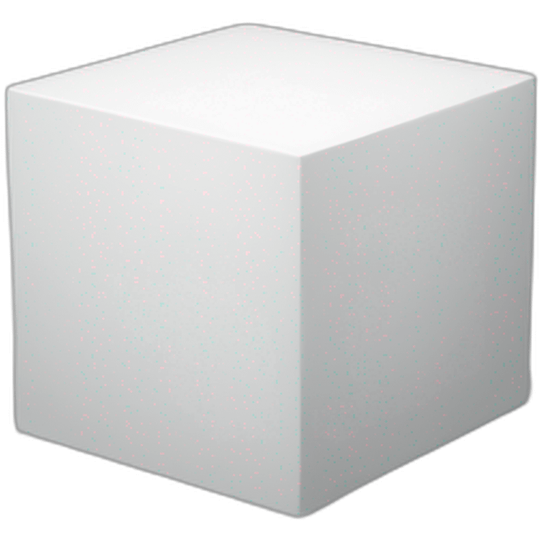 White cube emoji