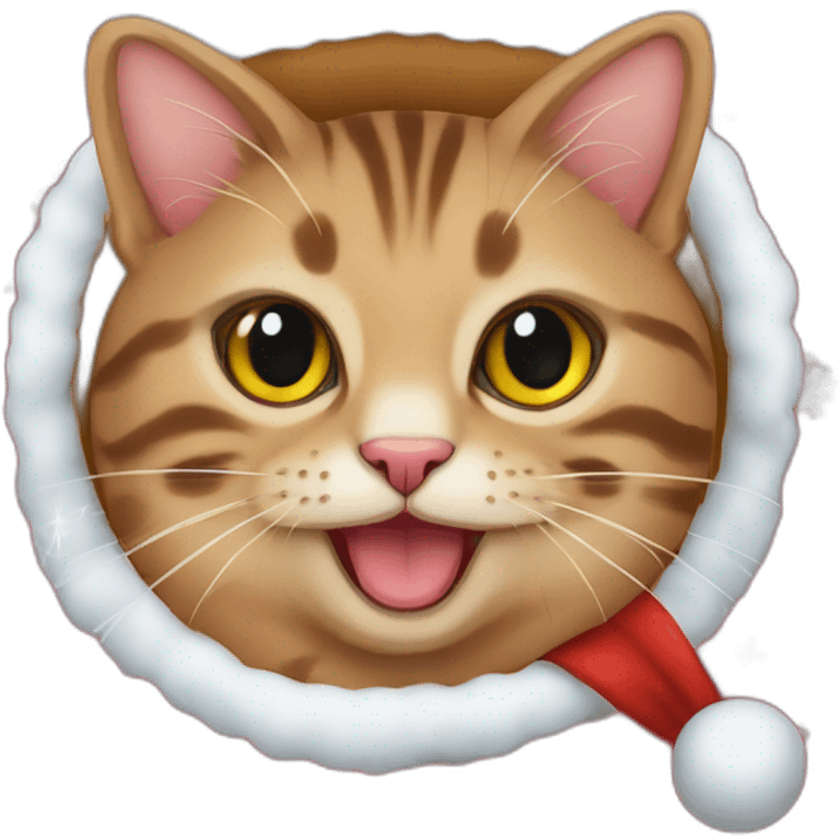 Cat crismas emoji