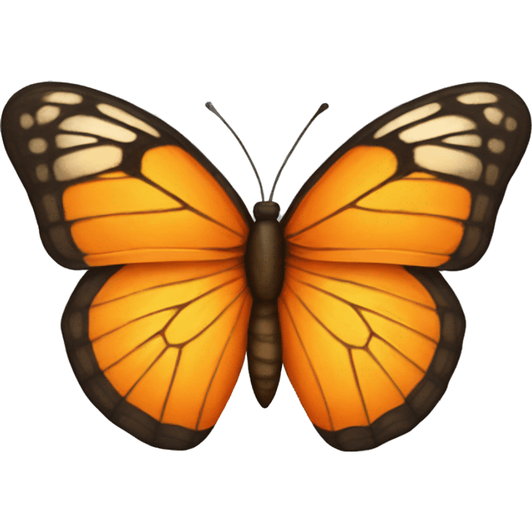 Orange butterfly  emoji