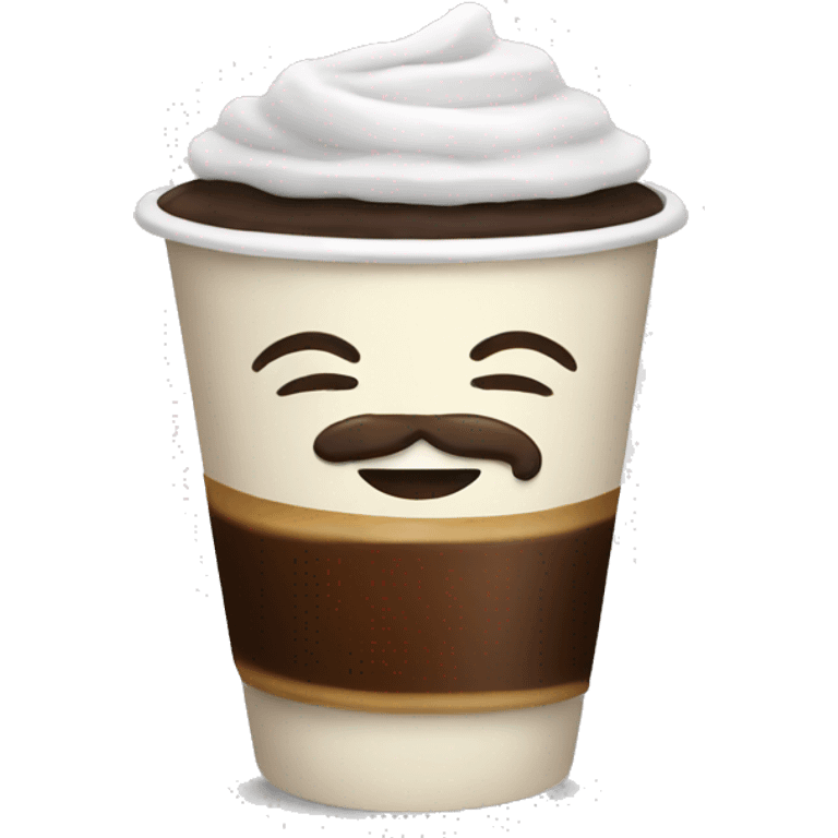 Elegant coffee emoji