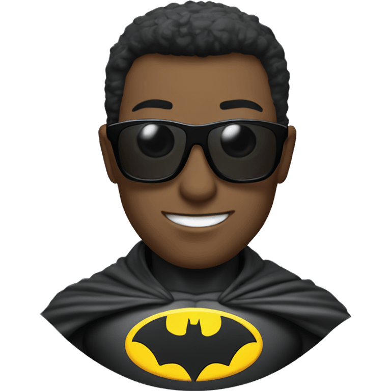 Batman wearing sunglasses ￼ emoji