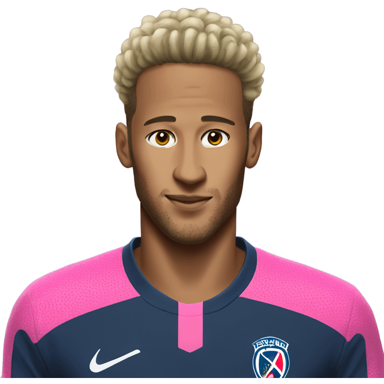 pink sweater on Neymar emoji