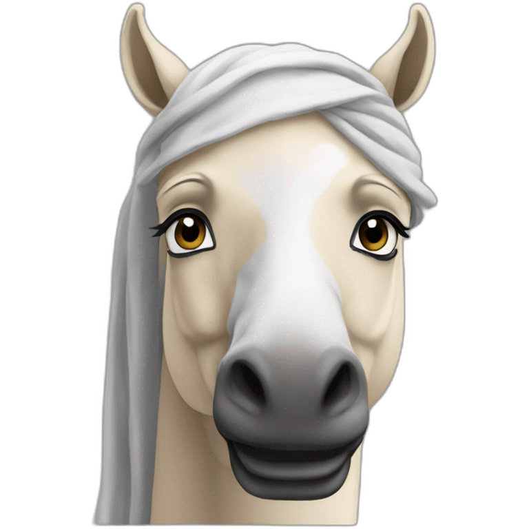 Arabe avec des monosourcil emoji