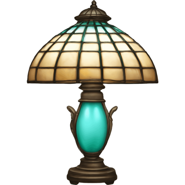 Tiffany lamp emoji