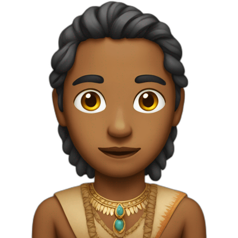 V as an Indian emoji