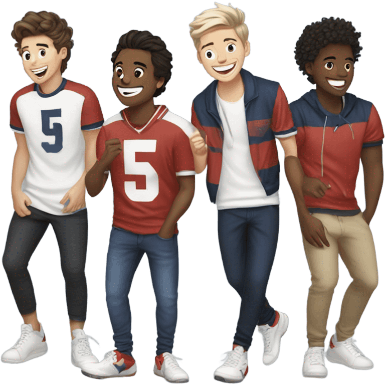 Boys Band One Direction Football emoji