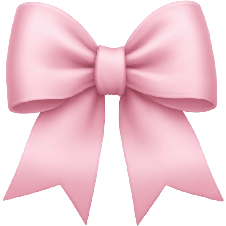 Light pink bow emoji